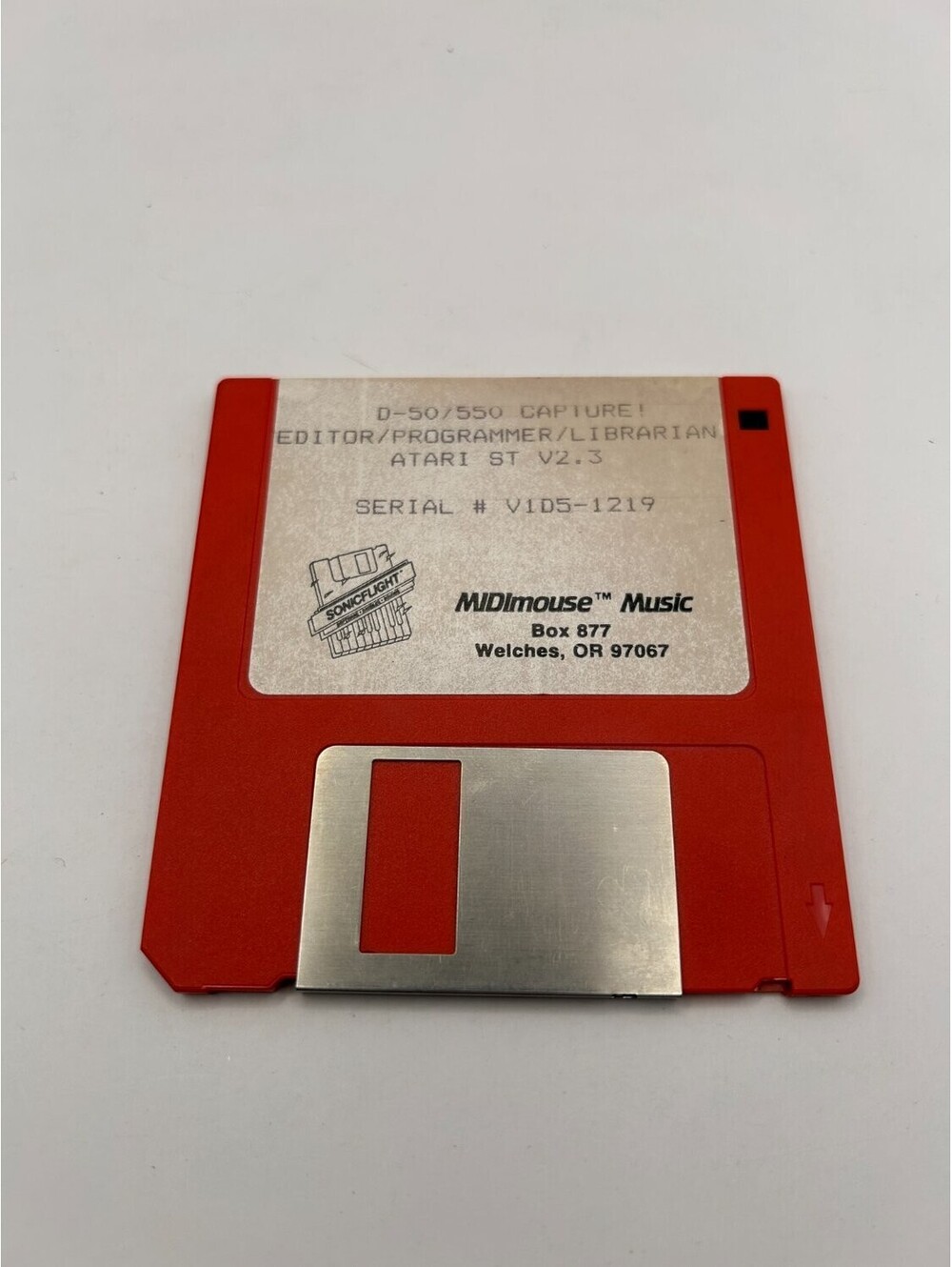 MIDImouse Music D-50/550 Capture! Editor/Programmer/Librarian V2.3 Atari ST